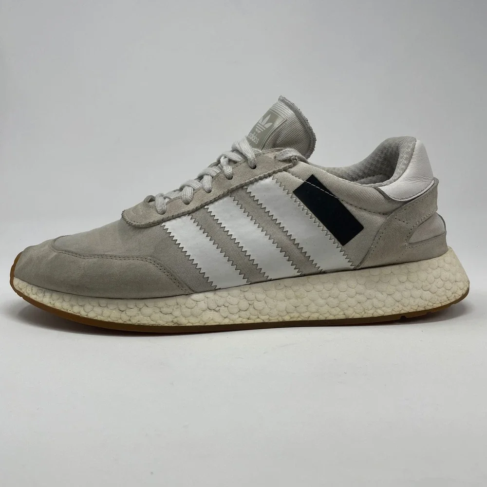 Adidas I-5923 Runner Mens 12 Crystal White Gum Boost Sneakers Comfy B42224‎ 2017